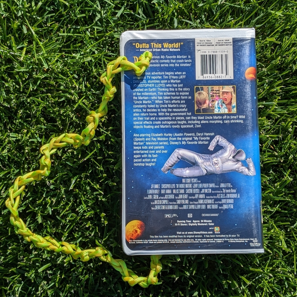 Handmade VHS purse